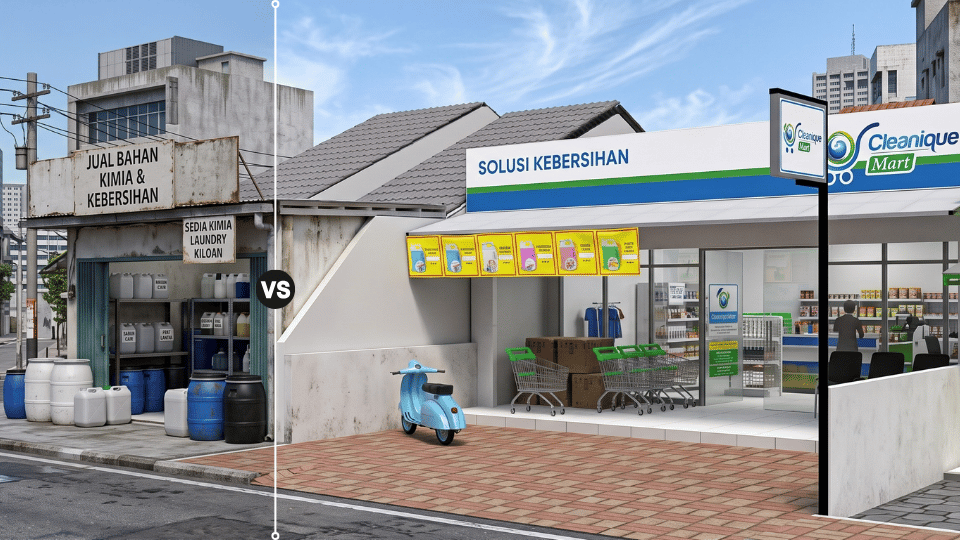 Perbedaan Bisnis Refill Modern dengan Toko Bahan Kimia Biasa